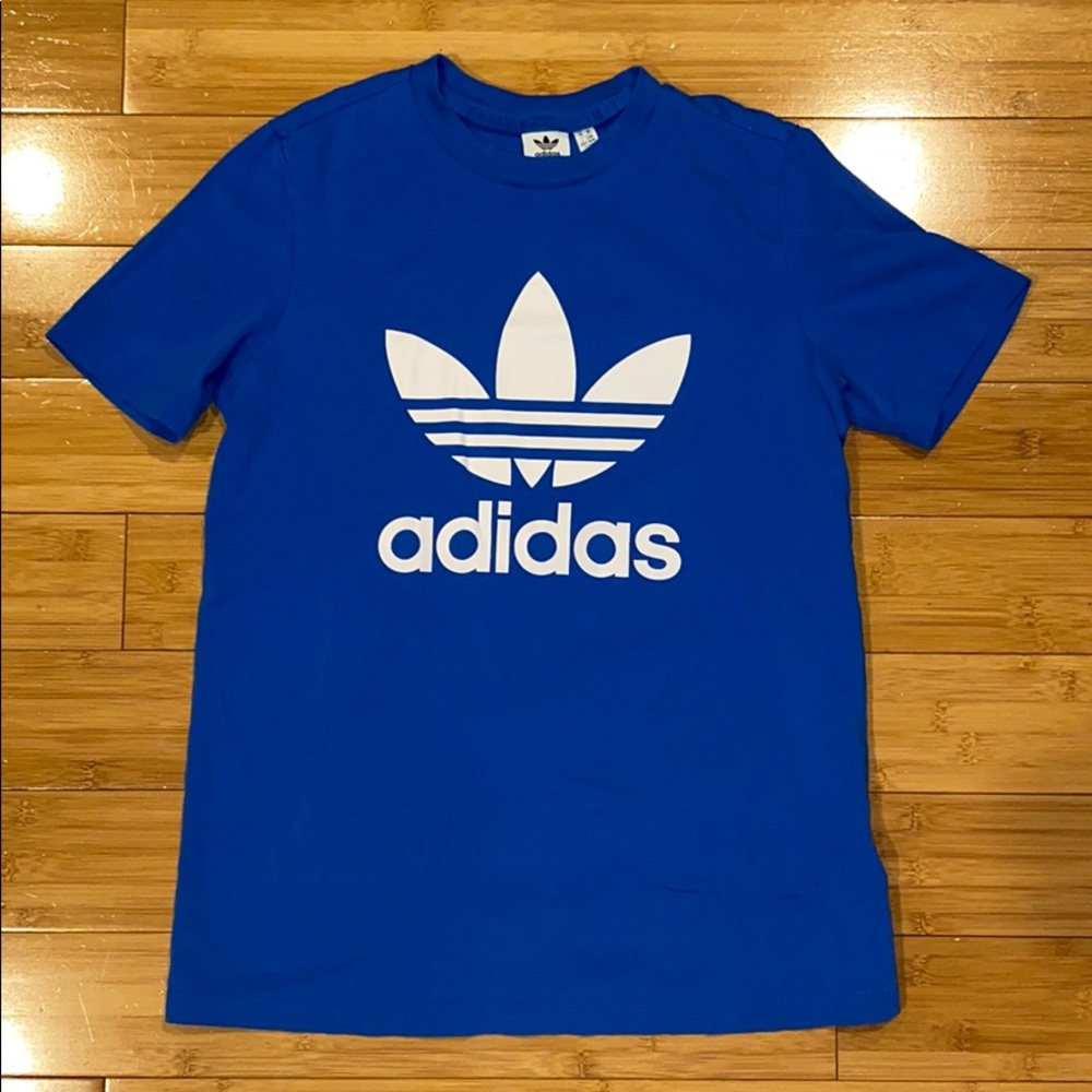 Blue adidas T shirt